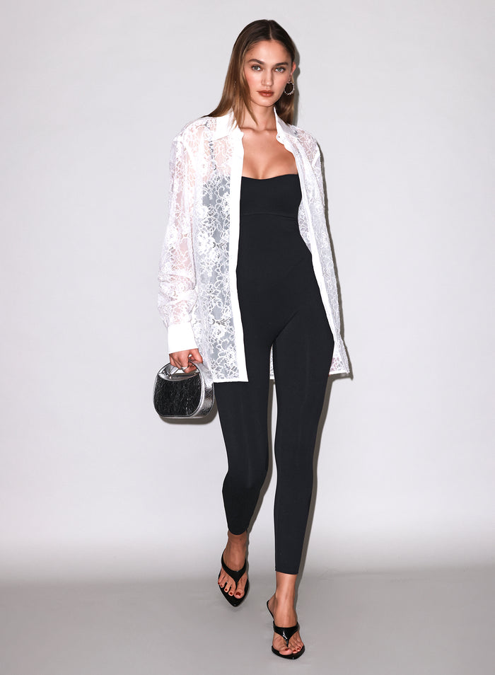 Sculpt Catsuit-black