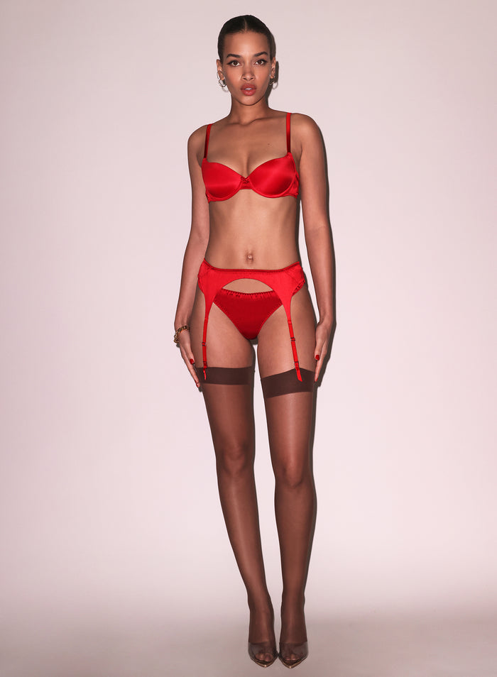 Luxe Thong-rouge-Fleur du Mal