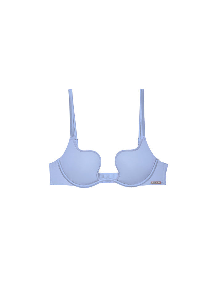 Seduce U-Plunge Bra-denim blue-flat