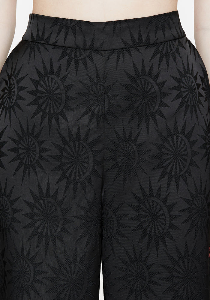 Semine Celestial Printed Wide Leg Trousers