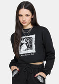 Shadows Crop Sweat Top