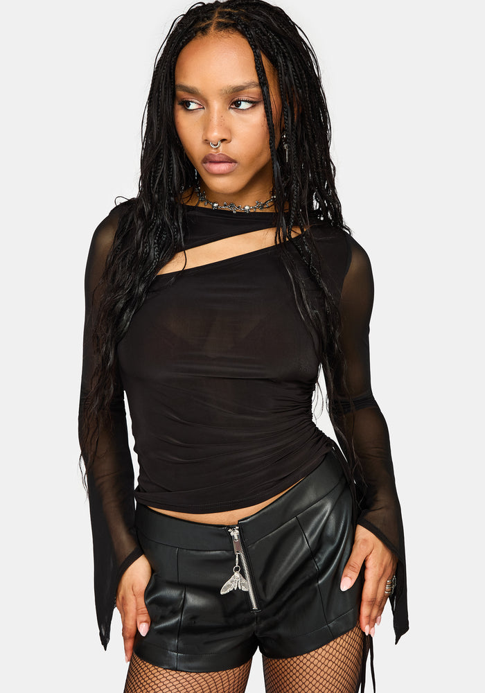 Shay Long Sleeve Cut Out Top
