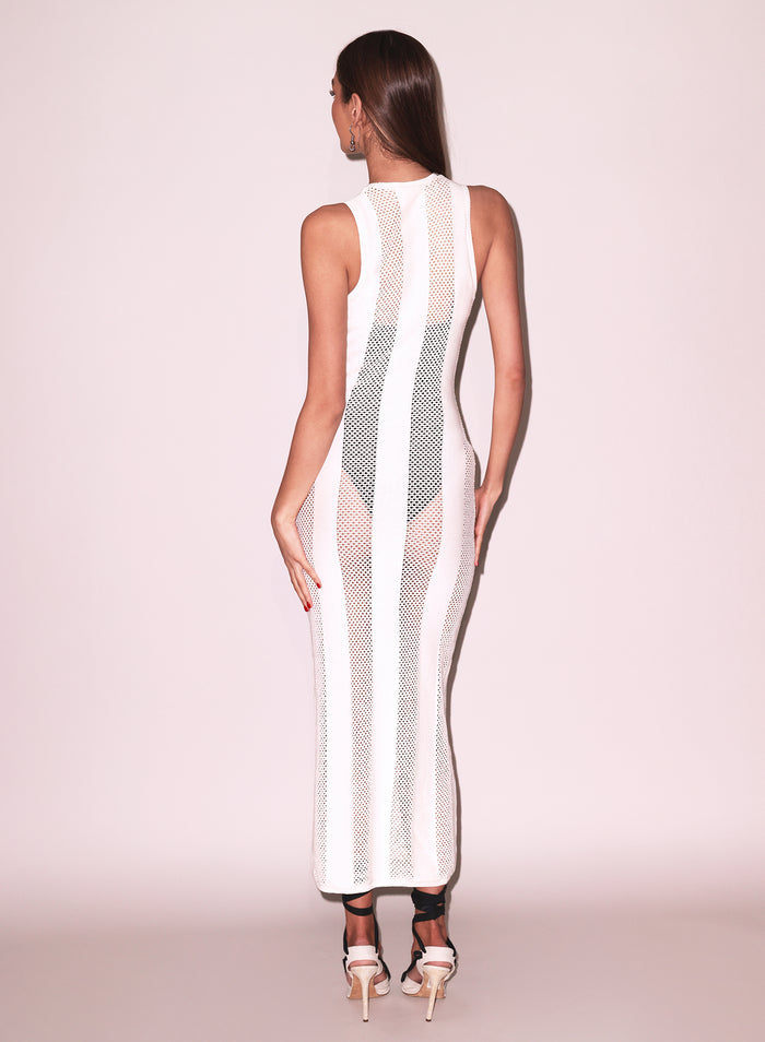 Simone Maxi Dress-lait de coco