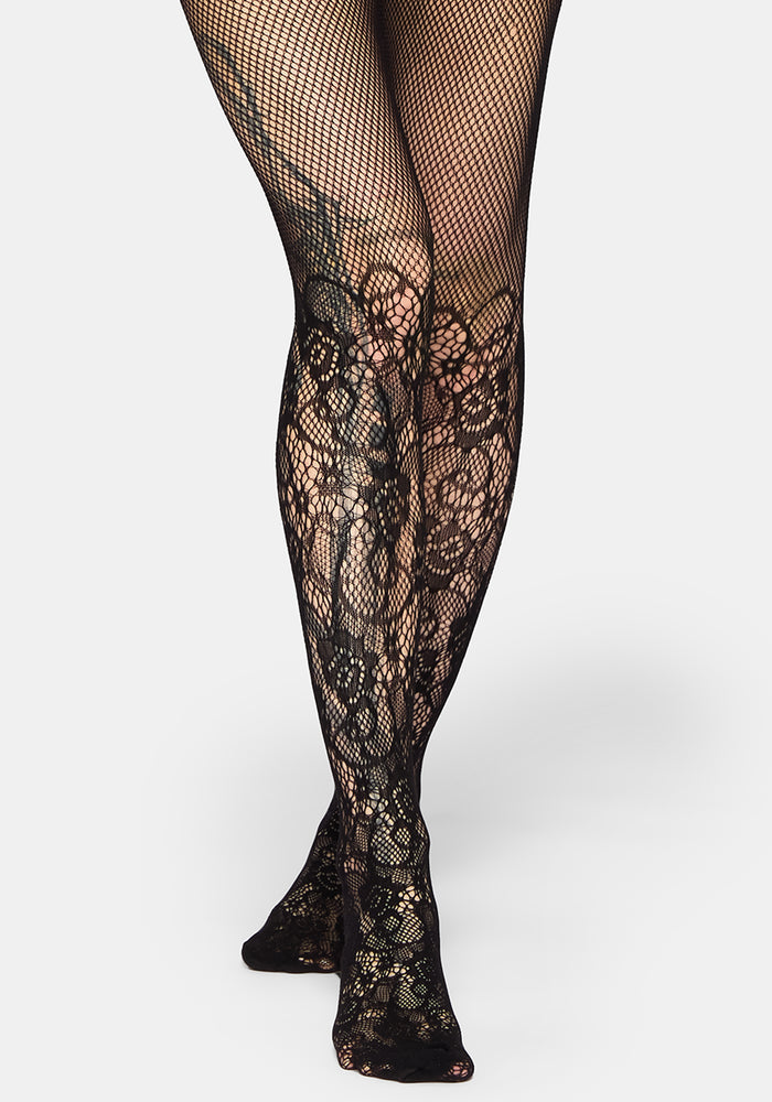 Sisella Lace Fishnet Tights