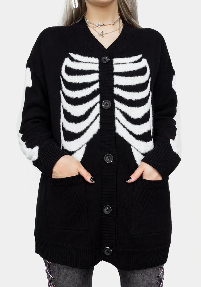 Skeletus Oversized Cardigan
