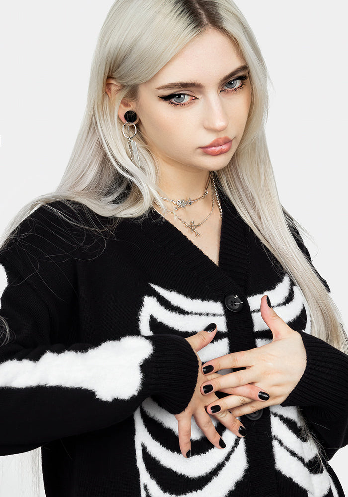 Skeletus Oversized Cardigan
