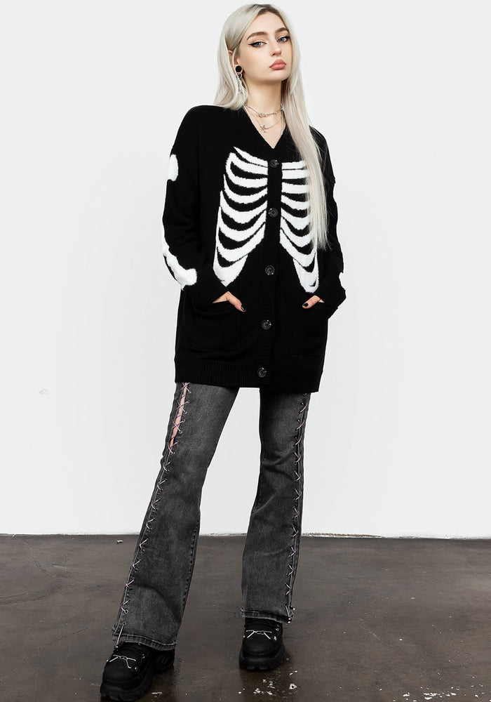 Skeletus Oversized Cardigan