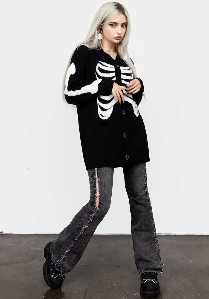 Skeletus Oversized Cardigan