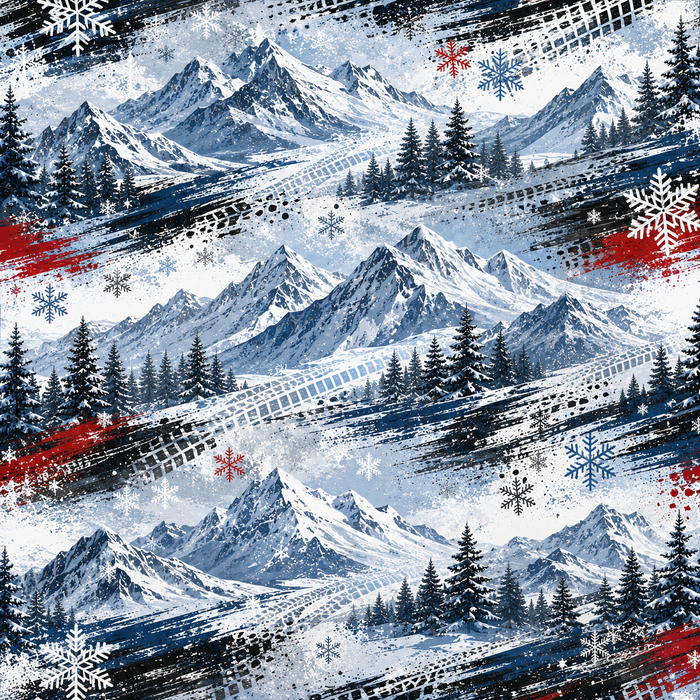 Snowmobiling Scrapbook Kit