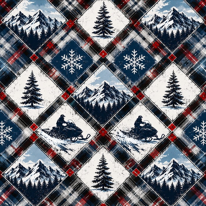 Snowmobiling Scrapbook Kit