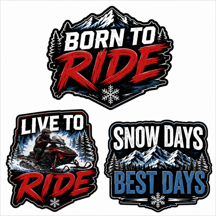 Snowmobiling Scrapbook Kit