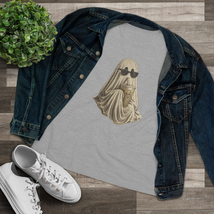 Spooky Ghost with Sunglasses T-Shirt | Trendy Halloween Graphic Tee