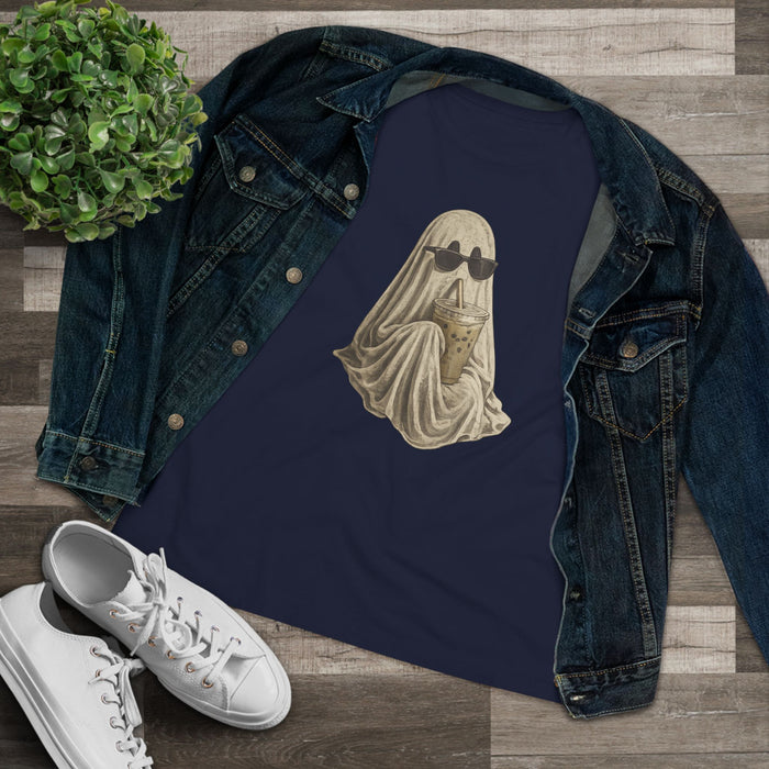 Spooky Ghost with Sunglasses T-Shirt | Trendy Halloween Graphic Tee