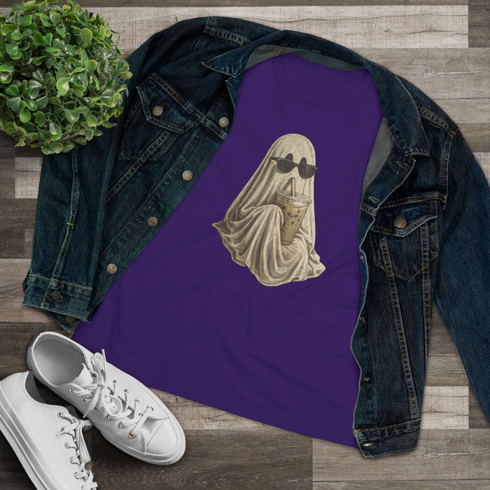 Spooky Ghost with Sunglasses T-Shirt | Trendy Halloween Graphic Tee