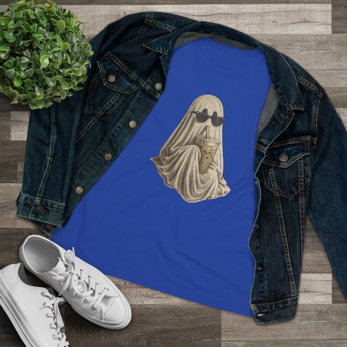 Spooky Ghost with Sunglasses T-Shirt | Trendy Halloween Graphic Tee