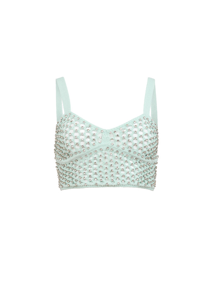Spotlight Bralette-frosted mint