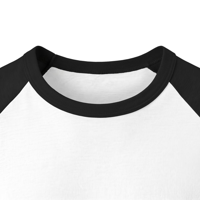 Star Raglan Shirt – Distressed Black Star Baseball Tee
