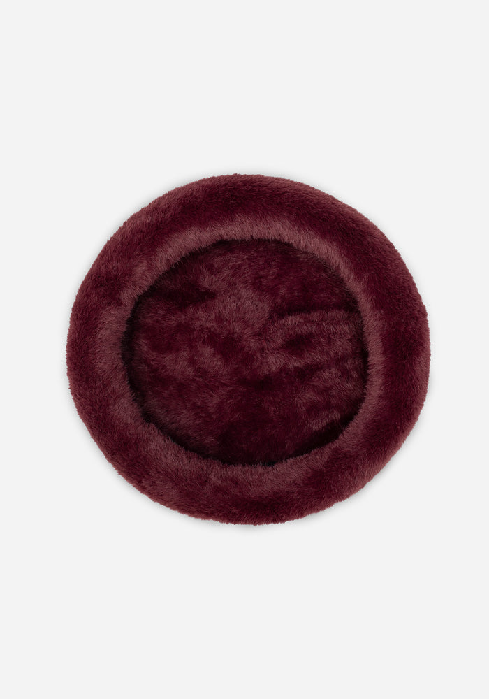 Stella Heart Brooch Beret