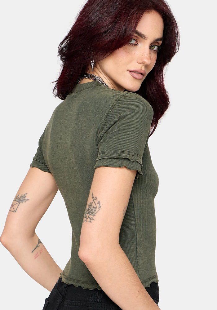 Stori Ribbed Short Sleeve T-Shirt