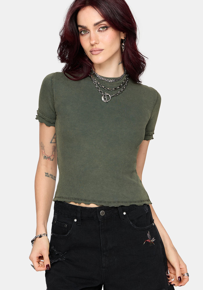 Stori Ribbed Short Sleeve T-Shirt
