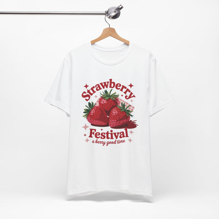 Strawberry Festival T-Shirt — 'Strawberry Festival: a berry good time' Graphic Tee