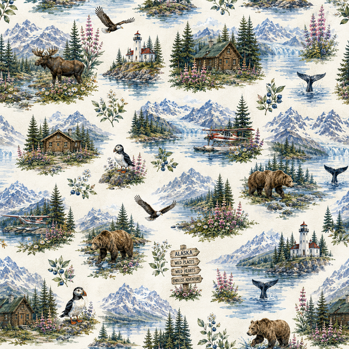 Summer in Alaska Scrapbook Kit