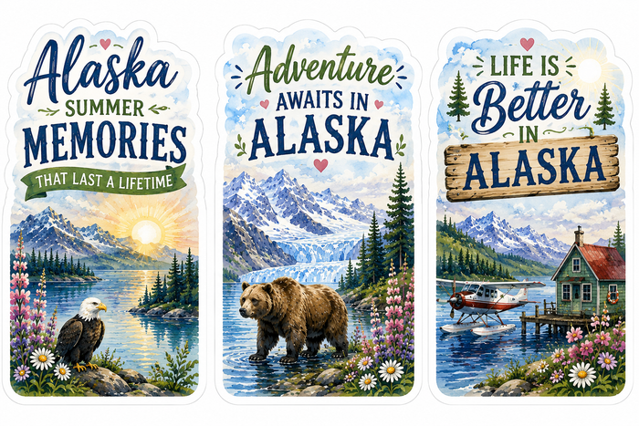 Summer in Alaska Scrapbook Kit