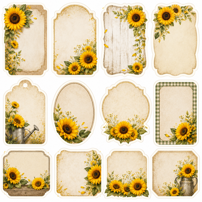 Sunflower Scrapbook Kit