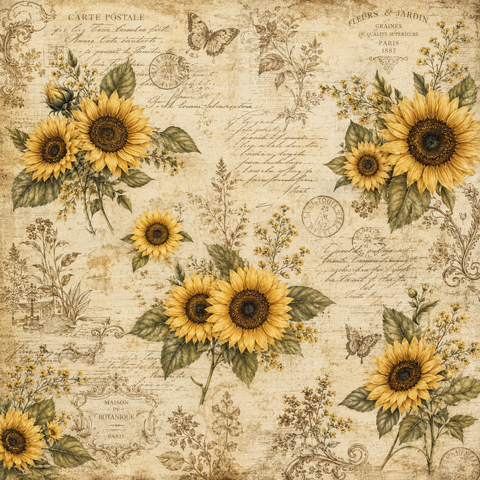 Sunflower Scrapbook Kit