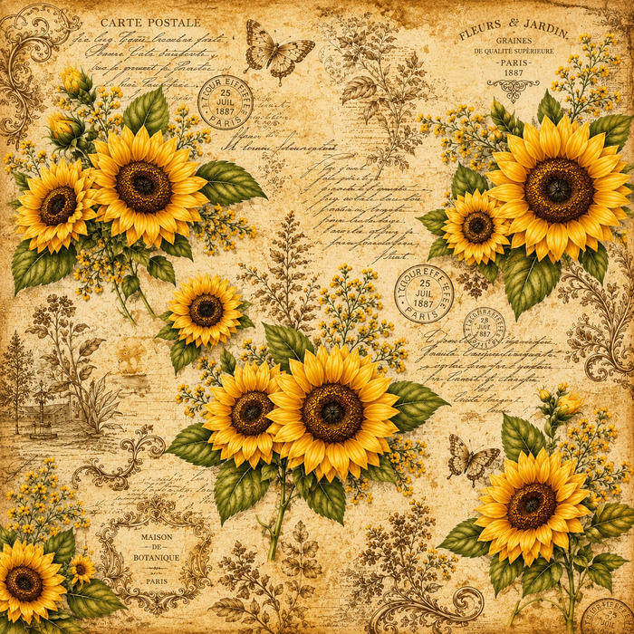 Sunflower Scrapbook Kit