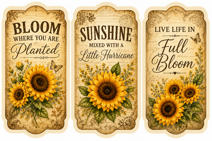 Sunflower Scrapbook Kit