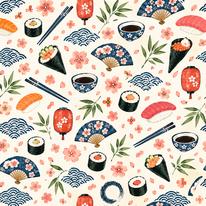 Sushi Scrapbook Kit