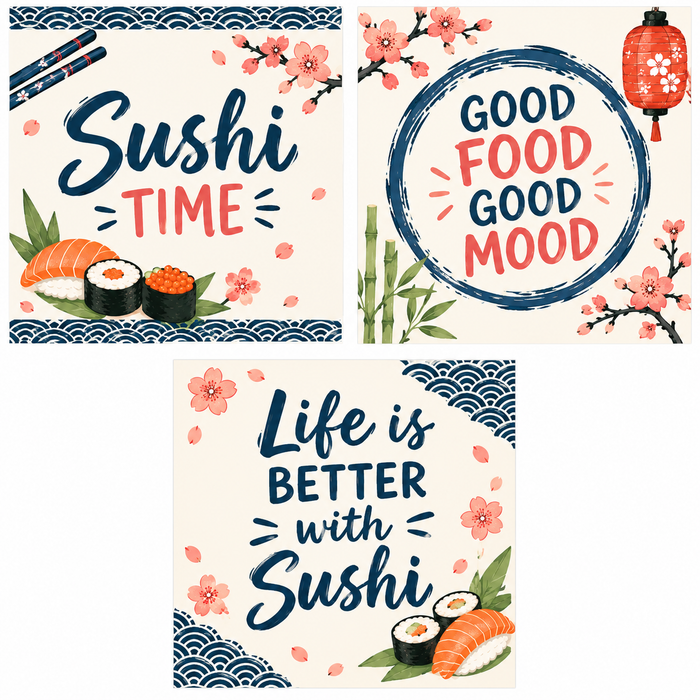 Sushi Scrapbook Kit