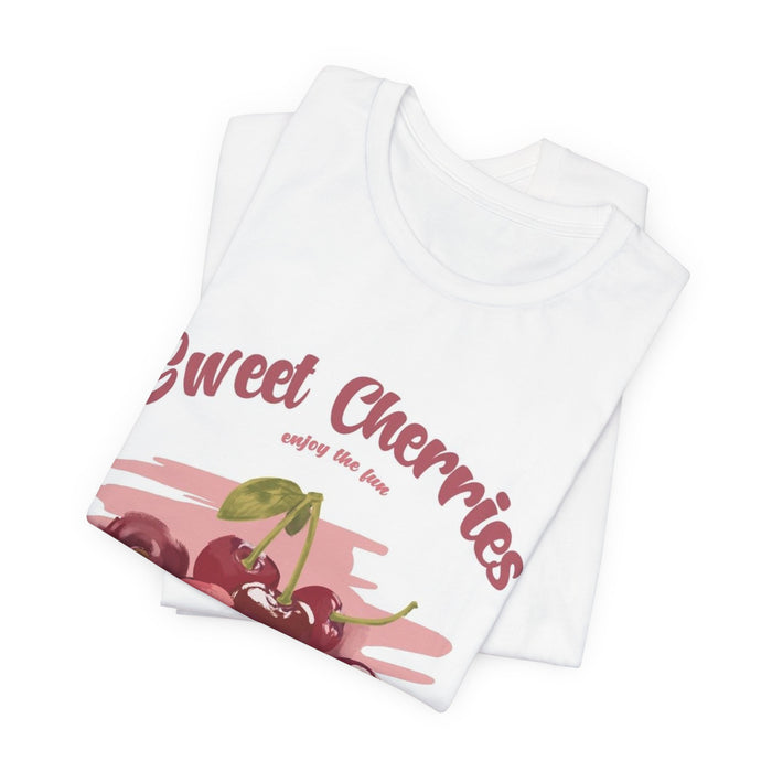 Sweet Cherries Graphic Tee — Vintage Fruit Tee Shirt