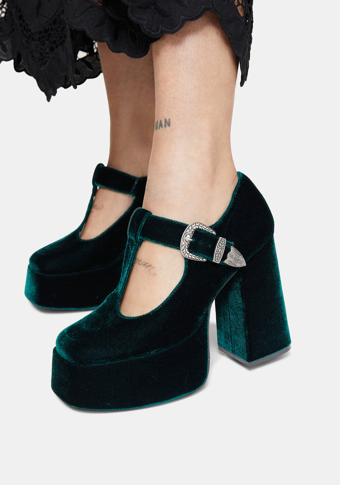 Sybil Velvet Mary Jane