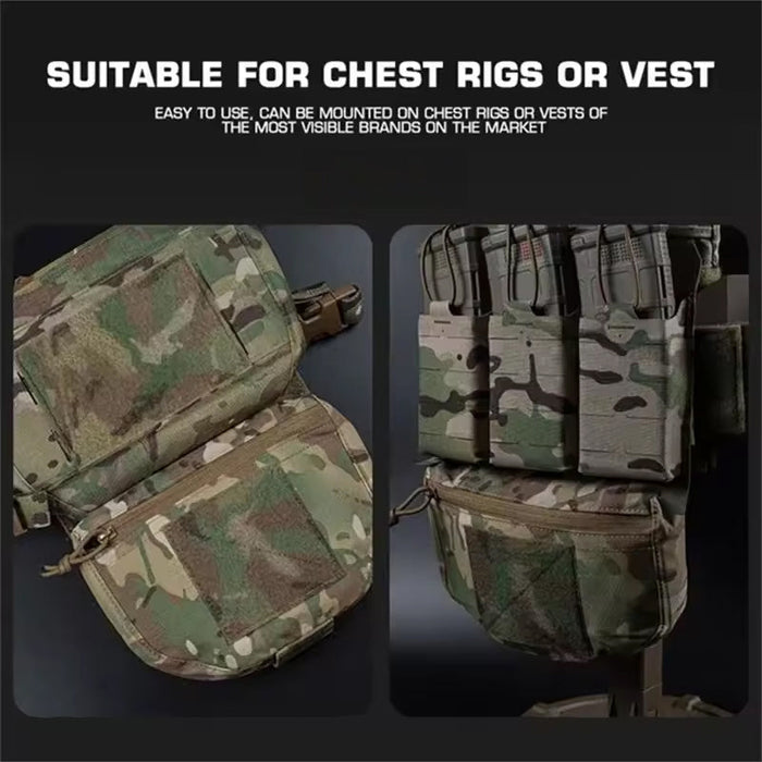 Tactical Vest with Drop Pouch