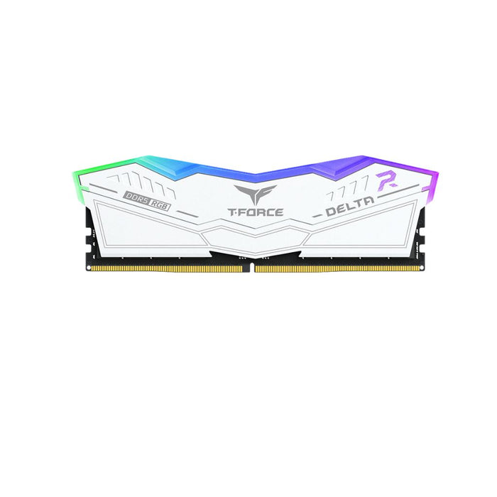 TEAMGROUP T-Force Delta RGB DDR5 Ram 16GB (16x1GB) 6000MHz CL38  RGB - White