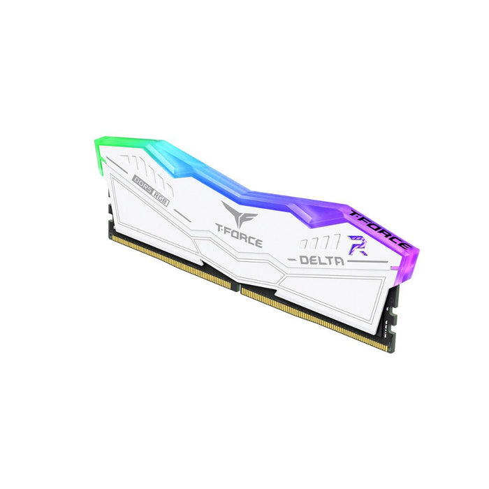 TEAMGROUP T-Force Delta RGB DDR5 Ram 16GB (16x1GB) 6000MHz CL38  RGB - White