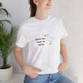 Tee — "Peace Was Never An Option" Duck Graphic Shirt