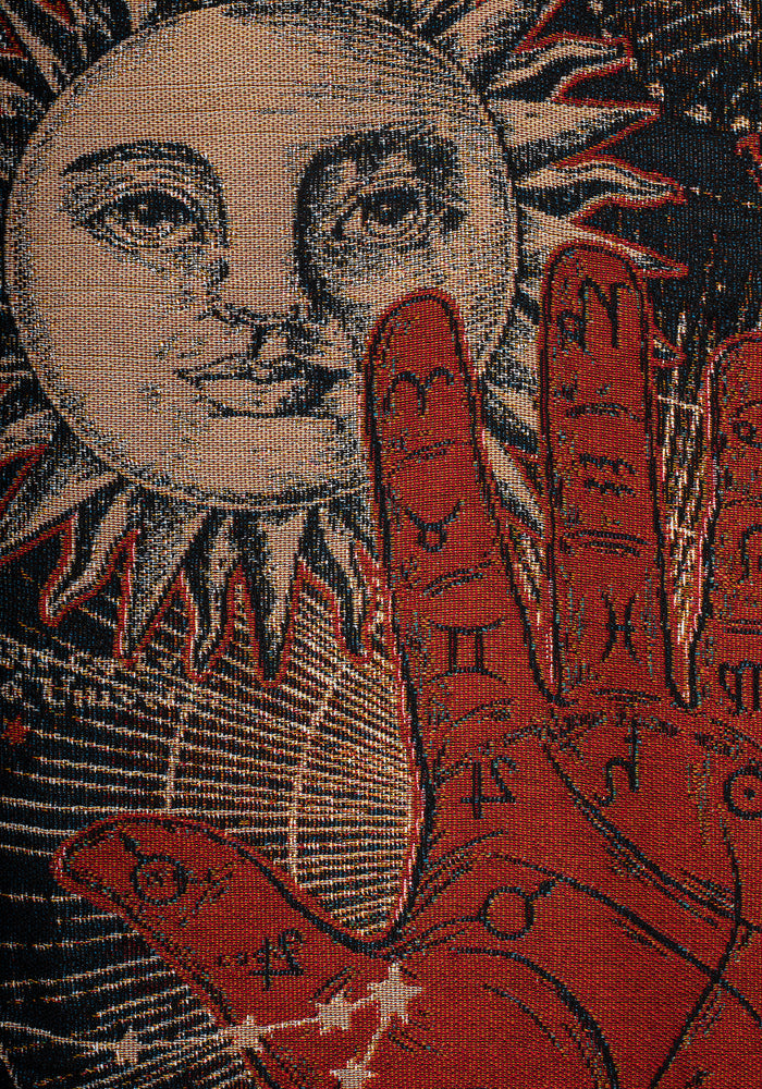 Temperance Palm Reading Tapestry Blanket