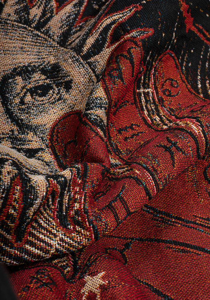Temperance Palm Reading Tapestry Blanket