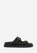 Terra Gingham Buckle Sandals