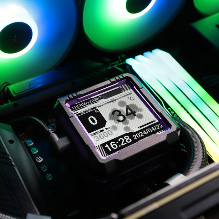 Thermalright Frozen Warframe PRO 360 ARGB ARGB Liquid CPU Cooler - Black