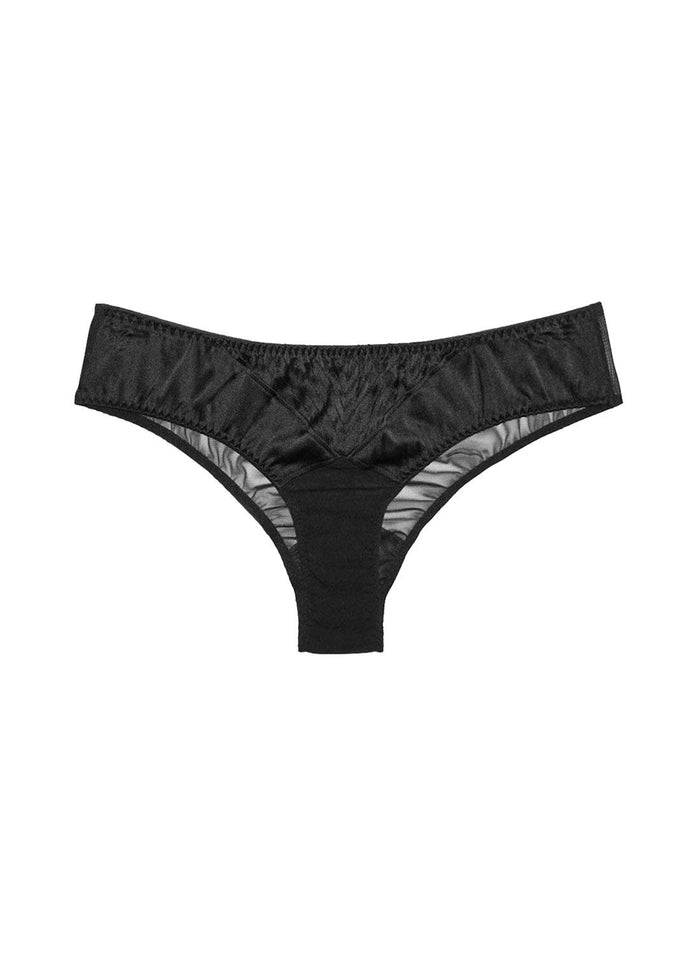 Top Stitch Bikini-black-flat