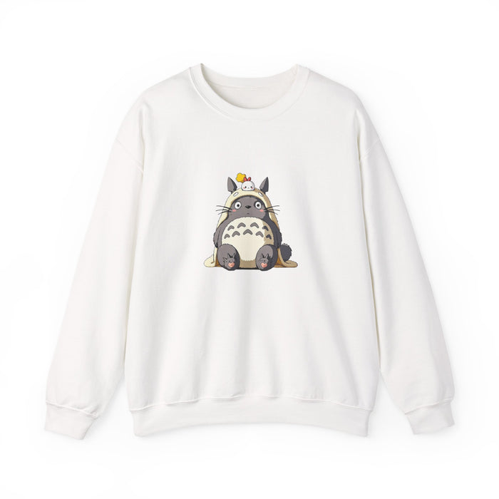 Totoro Cozy Crewneck Sweatshirt – Cute Studio Ghibli Inspired Graphic