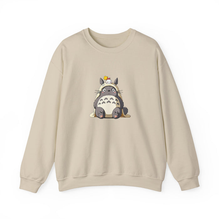 Totoro Cozy Crewneck Sweatshirt – Cute Studio Ghibli Inspired Graphic
