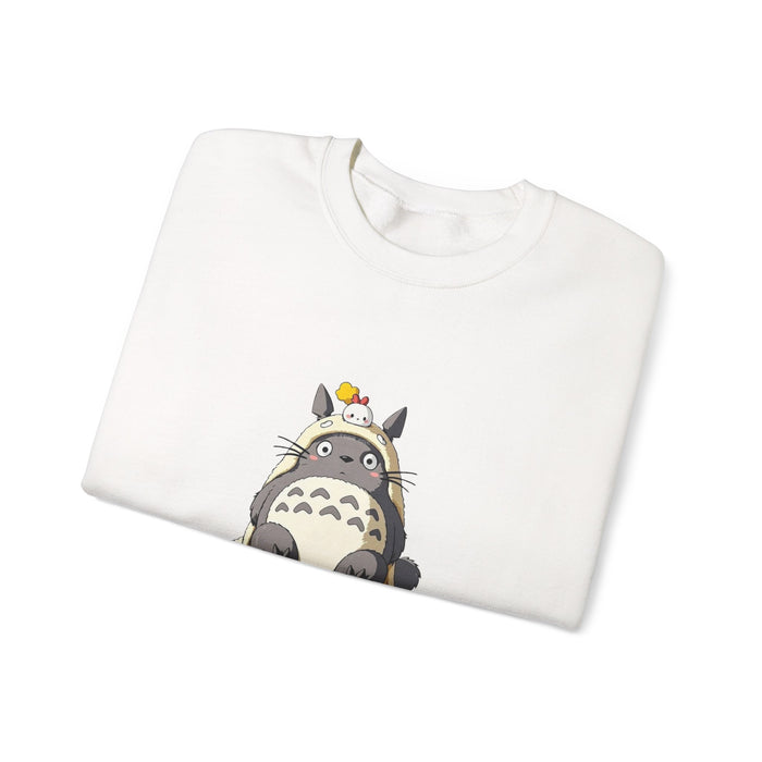 Totoro Cozy Crewneck Sweatshirt – Cute Studio Ghibli Inspired Graphic