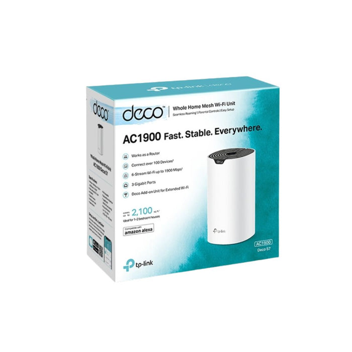 TP-Link Deco S7 AC1900 Whole Home Mesh Wi-Fi 5 System 1-Pack