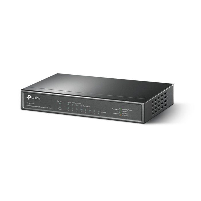TP-Link TL-SG1008P V7, Gigabit Desktop Switch, 8 Port with 4-Port PoE+