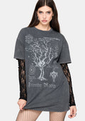 Trinity Moon Graphic Tee Dress
